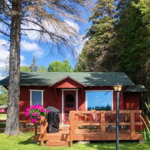 Cabin 1 at Twin Cedars Resort in UP Michigan