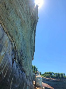 Pictured Rocks Kayaking along the rocks